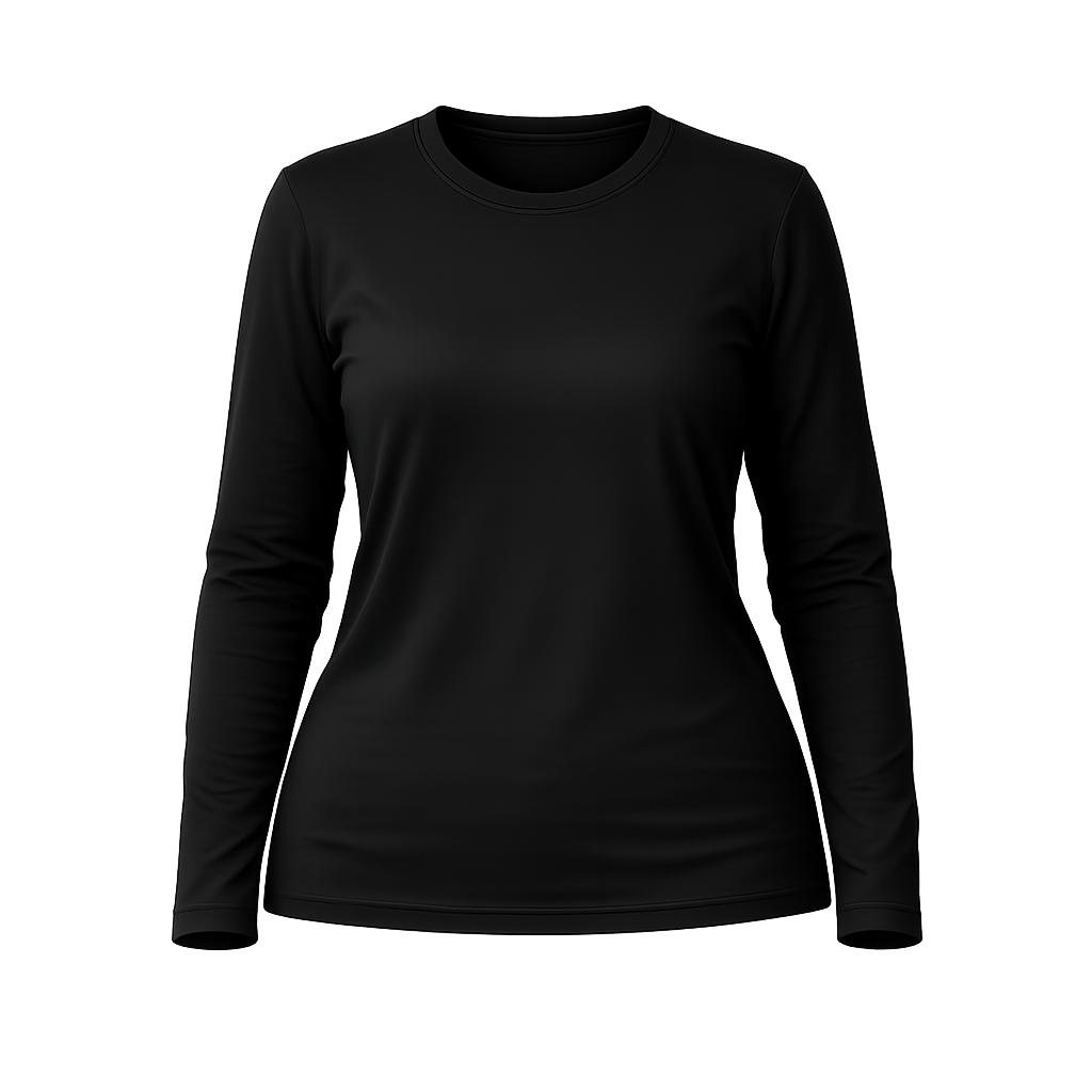 Camisa Térmica Feminina Felpada – Gola Redonda
